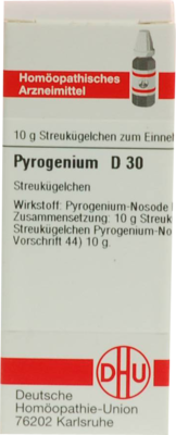 Pyrogenium D 30 Globuli, 10 g (PZN 02104620)