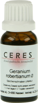Ceres Geranium Robertianum Urtinktur (PZN 00178962)