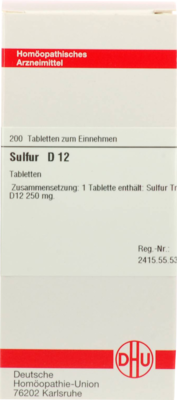 Sulfur D 12 (PZN 02636400)