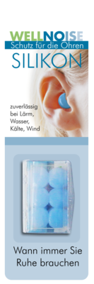 Wellnoise Ohrenstopfen Blau Blister (PZN 03185431)