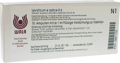 Levisticum E Radice D 6 Amp. (PZN 02881128)