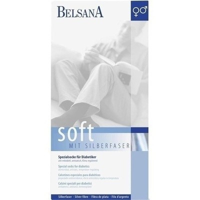 Belsana Soft Diab.socke 2 Marine M.silberfaser (PZN 00106448)