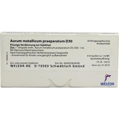 Aurum Metallicum Praep. D 30 Amp. (PZN 01618914)