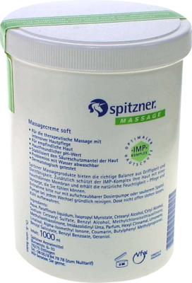 Spitzner Massagecreme Soft (PZN 01531892)