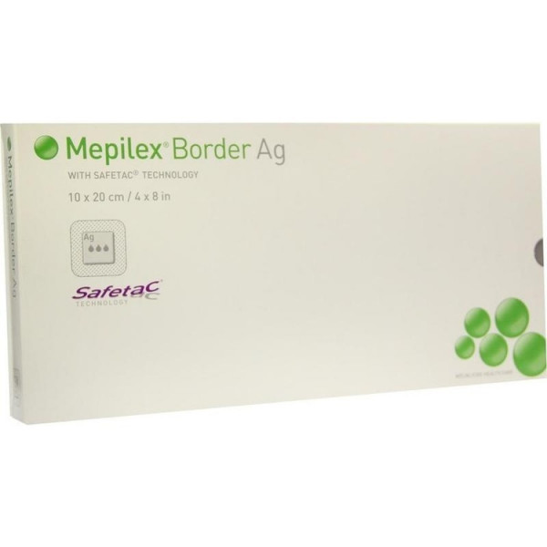 Mepilex Border Ag 10x20cm (PZN 06130399)