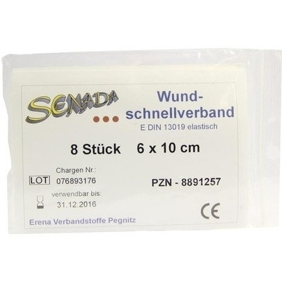 Senada Wundschnell Verband 10x6cm (PZN 08891257)