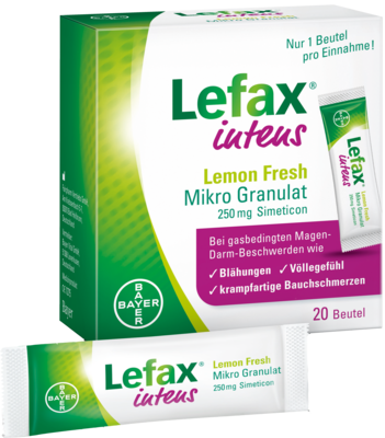 Lefax intens Lemon Fresh Mikro Granul.250 mg Sim. (PZN 10537876)