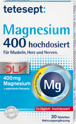 Tetesept Magnesium 400 Hochdosiert Filmtabletten, 30 St (PZN 02397970)