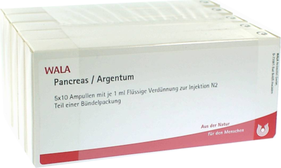 Pancreas/Argentum Ampullen, 50X1 ml (PZN 02086336)