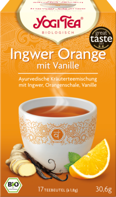 Yogi Tea Ingwer Orange + Vanille Bio (PZN 09688044)