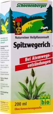 Spitzwegerich Saft Schoenenberger (PZN 00692334)