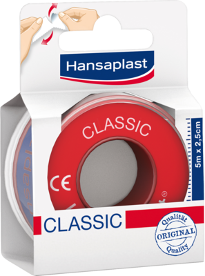 Hansaplast Fixierpflaster Classic 2,5 cmx5m (PZN 04778073)
