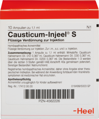Causticum Injeele S (PZN 04562226)