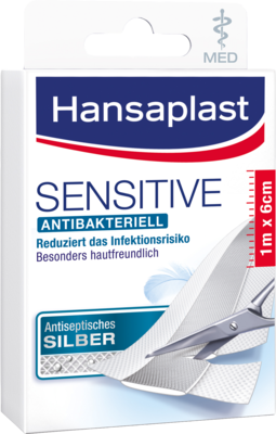 Hansaplast med sensitive Pflaster 6 cmx1m (PZN 04752174)