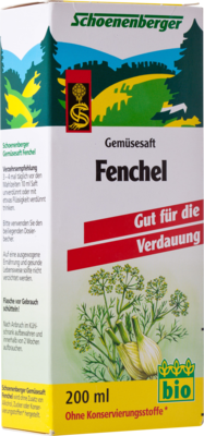 Fenchel Saft Schoenenberger Heilpflanzensaefte (PZN 00699690)