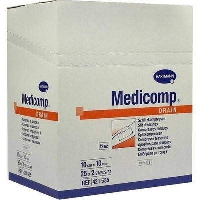 Medicomp Drain Kompr.10x10cm Steril (PZN 04783967)