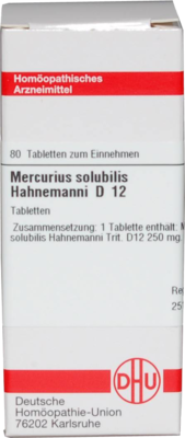 Mercurius Solub. D 12 Tabletten Hahnem. (PZN 02116422)