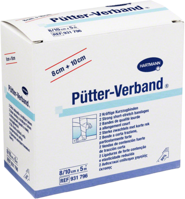 Puetter Verband 8cm/10cmx5m (PZN 03535701)