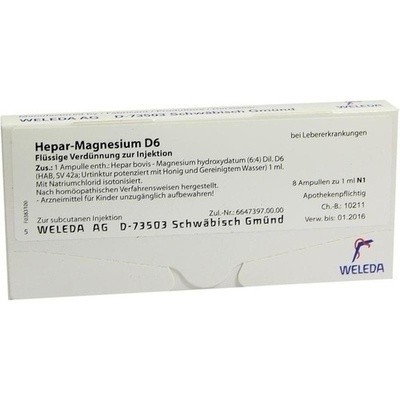 Hepar-magnesium D 6 Amp. (PZN 02594274)