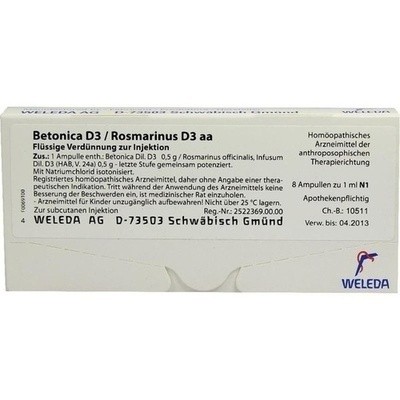Betonica D 3/Rosmarinus D 3 (PZN 01619635)