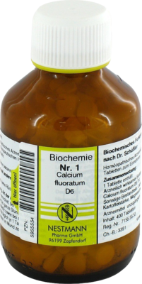 Biochemie 1 Calcium Fluoratum D6 (PZN 05955554)