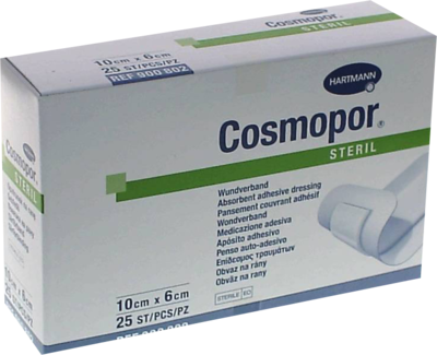 Cosmopor Steril 6x10cm 900802/2 (PZN 04302011)
