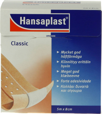 Hansaplast Classic Pflaster 5mx8cm 1293 (PZN 07577582)
