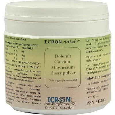 Dolomit Calcium Magnes.basen Pulver Icron Vital (PZN 03478363)