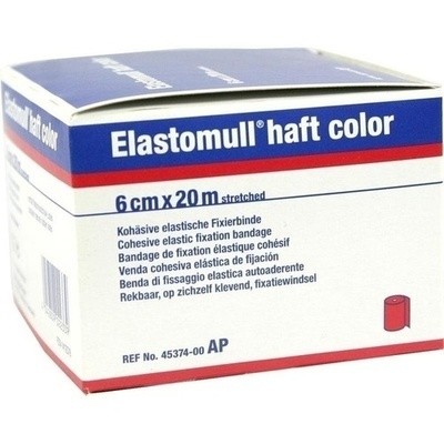 Elastomull Haft Color 20mx6cm Rot Fixierb. (PZN 01412578)