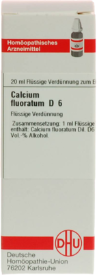 Calcium Fluoratum D 6 Dil. (PZN 02888998)