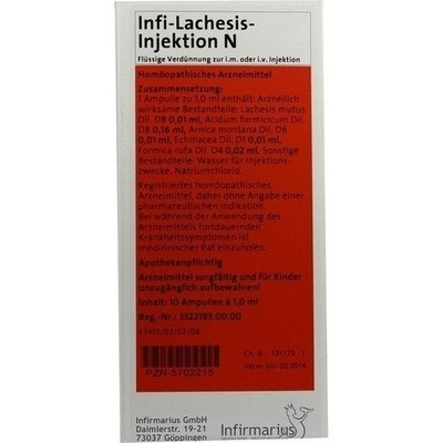 Infi Lachesis Injektion N (PZN 05702215)
