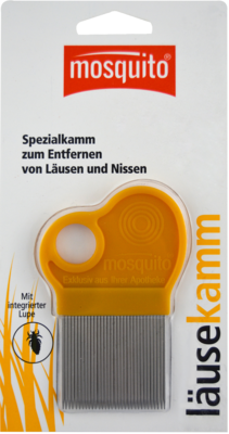 Mosquito Nissenkamm Metall mit Lupe (PZN 01873902)