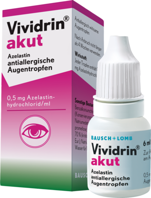 Vividrin akut Azelastin antiallerg. (PZN 03932773)