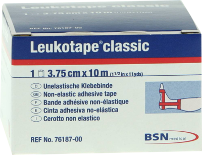 Leukotape Classic 10mx3,75cm Rot (PZN 00669476)