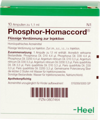 Phosphor Homaccord Amp. (PZN 00807464)