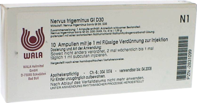 Nervus Trigeminus Gl D 30 Amp. (PZN 02831099)