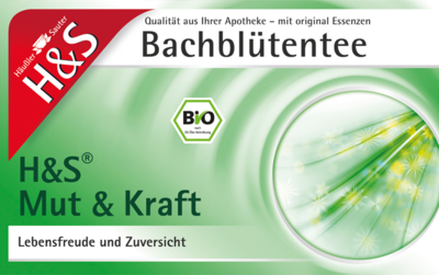 H&amp;s Bachblueten Mut &amp; Kraft Tee (PZN 07763907)