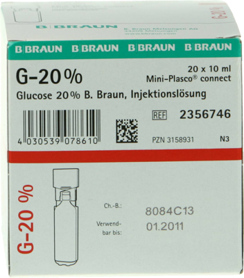 Glucose 20% Braun Mini Plasco Connect (PZN 03158931)