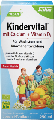 Kindervital Bio mit Calcium+d3 Tonikum Salus (PZN 07386876)