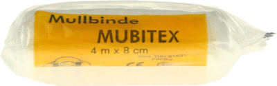 Mubitex Mullbinden 8cm Einzeln in Cello (PZN 02795104)