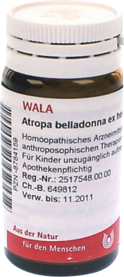 Atropa Belladonna Ex Herba D6 (PZN 08784159)