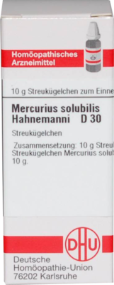 Mercurius Solub. D 30 Globuli Hahnem. (PZN 01779155)