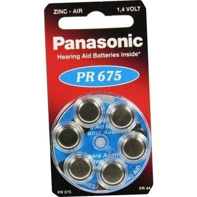 Batterien F.hoergeraete Panasonic Pr 675 (PZN 07194390)