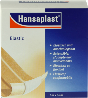 Hansaplast Elastic Pflaster 5mx6cm 2686 (PZN 07577613)