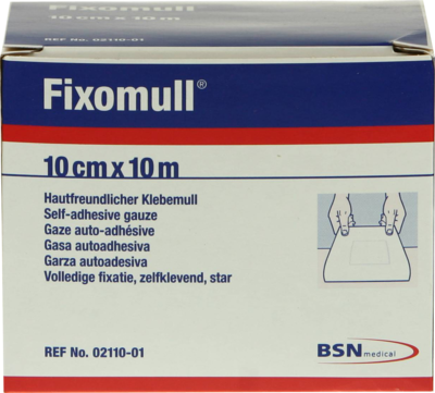 Fixomull Klebemull 10mx10cm (PZN 01598695)