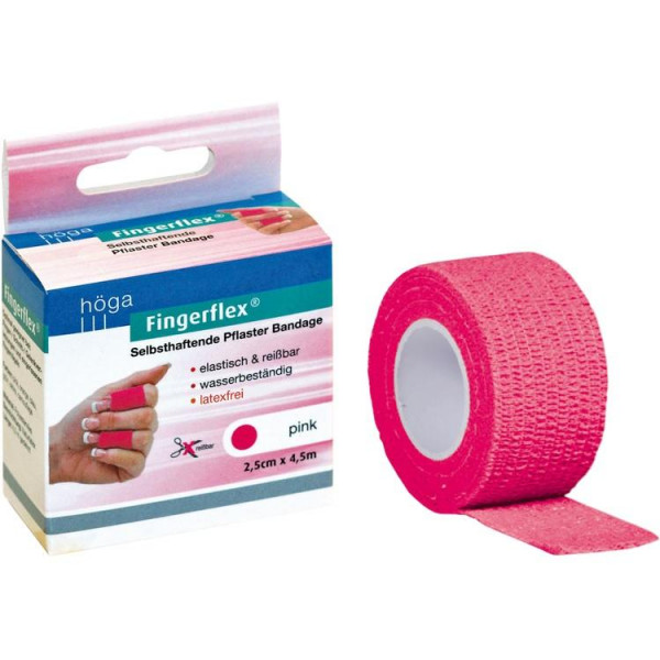 Fingerflex 2.5cmx4.5m Pink (PZN 01177947)