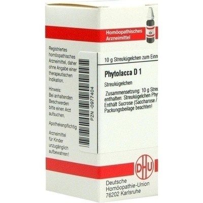 Phytolacca D 1 Globuli (PZN 00977404)