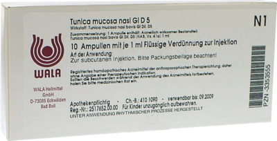 Tunica Mucosa Nasi. Gl D 5 Amp. (PZN 03353555)