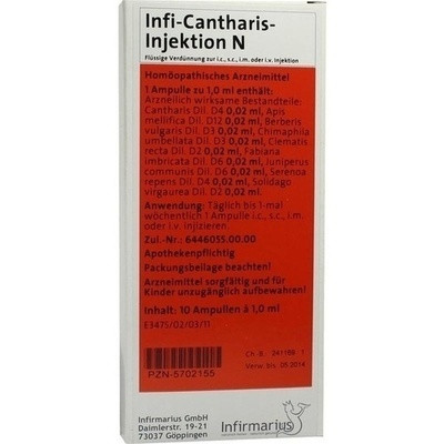 Infi Cantharis Injektion N (PZN 05702155)