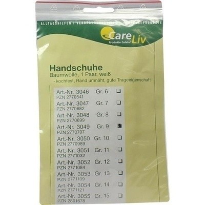 Handschuhe Baumwolle Gr.9 (PZN 02770707)